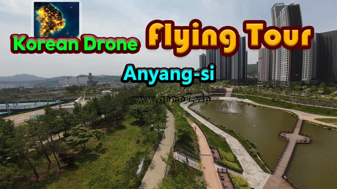 韩国无人机飞行游览安养市丨Korean Drone Flying Tour Anyang-si