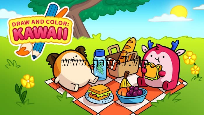 绘图和颜色：卡哇伊丨DRAW AND COLOR KAWAII