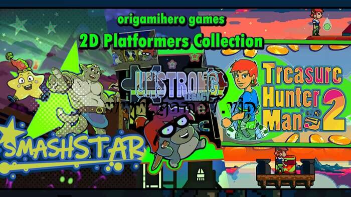折纸英雄游戏2D平台游戏合集丨origamihero games 2D Platformer Collection