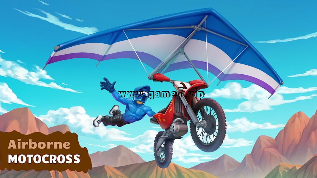 空降越野摩托车游戏丨Airborne Motocross