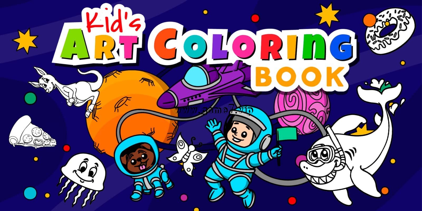 儿童艺术画册丨Kid’s Art Coloring Book