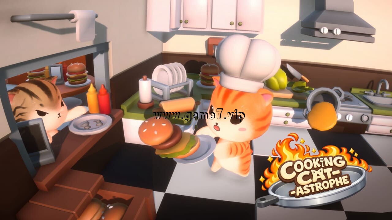 猫咪闹厨房丨Cooking Cat-Astrophe