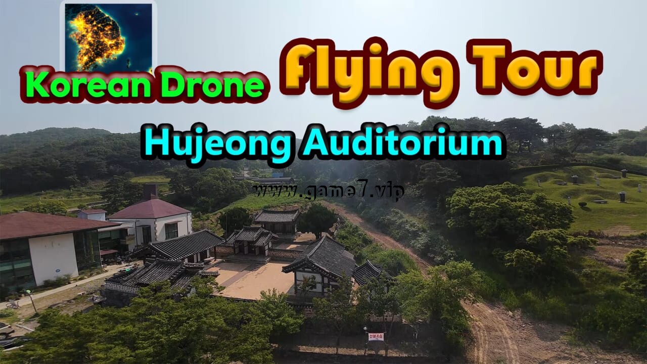 韩国无人机飞行游览厚正礼堂丨Korean Drone Flying Tour Hujeong Auditorium